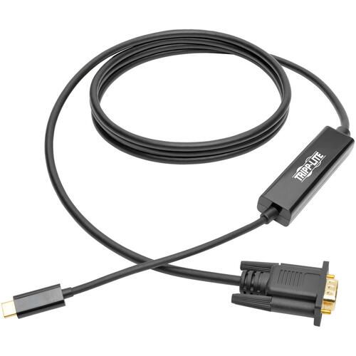 Tripp Lite HDMI to VGA Active Adapter Converter Cable Low Profile HD15 M/M  1080p 6ft 6' - adapter cable - HDMI / VGA - 6