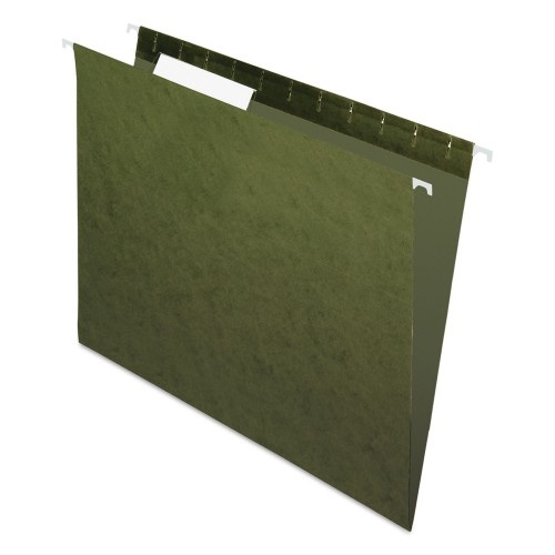 Pendaflex Standard Green Hanging Folders, Letter Size, 1/3-Cut Tab, Standard Green, 25/Box