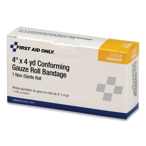 Physicianscare First Aid Conforming Gauze Bandage, 4" Wide