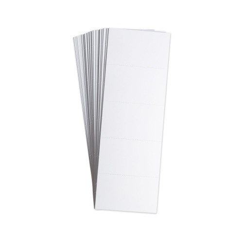 U Brands Data Card Replacement, 3 X 1.75, White, 500/Pack