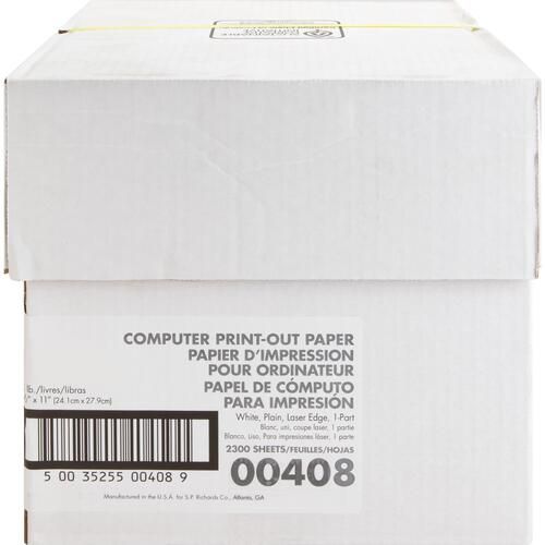 Sparco Perforated Blank Computer Paper