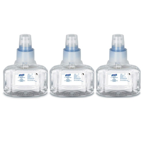 Purell Advanced Hand Sanitizer Foam, For Ltx-7 Dispensers, 700 Ml Refill, Fragrance-Free, 3/Carton
