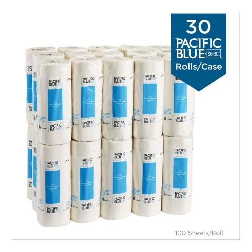 Georgia-Pacific Pacific Blue Select Perforated Paper Towel Roll, 11 X 8 7/8, White, 100/Roll