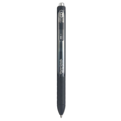 Paper Mate Inkjoy Retractable Gel Pen, Medium 0.7Mm, Black Ink/Barrel, 36/Pack