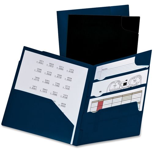 Pendaflex Oxford Divide-It-Up 4-Pocket Poly Folders