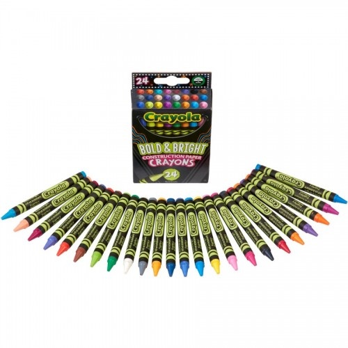 Crayola 16-Color Construction Paper Crayon Classpack