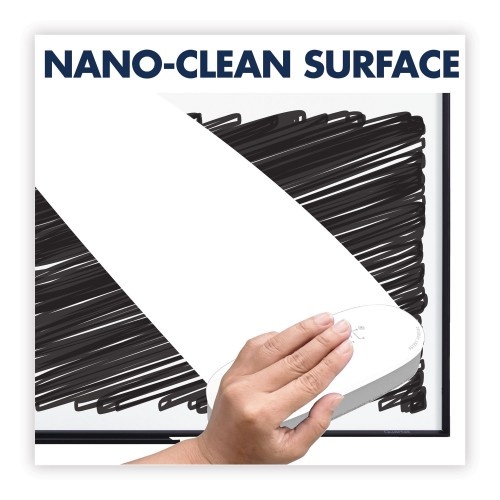 Quartet Classic Series Nano-Clean Dry Erase Board, 72 X 48, White Surface, Silver Aluminum Frame