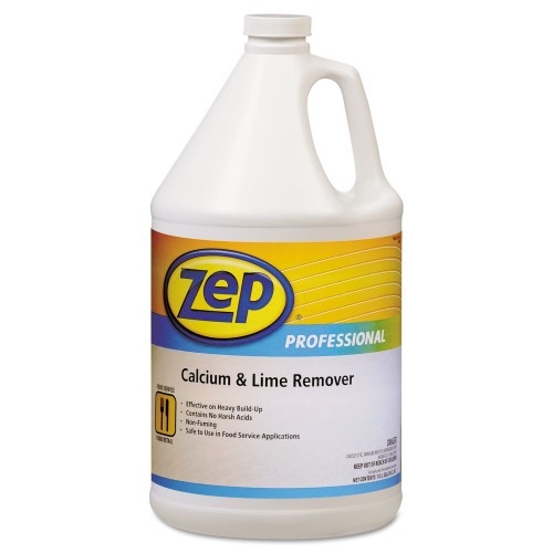 Zep Calcium & Lime Remover, Neutral, 1Gal Bottle, 4/Carton