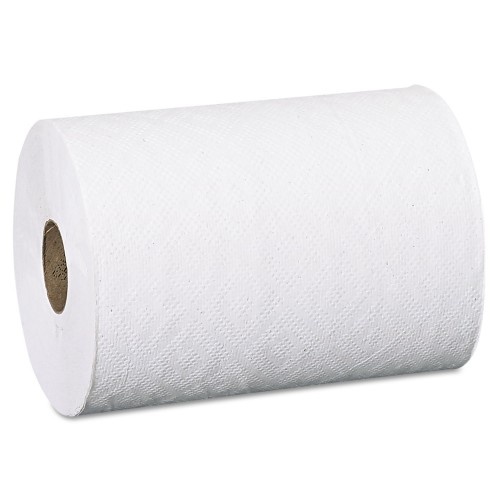 Georgia-Pacific Pacific Blue Basic Nonperforated Paper Towels, 7 7/8 X 350Ft, White, 12 Rolls/Ct