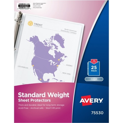 Avery® Standard-Weight Sheet Protectors