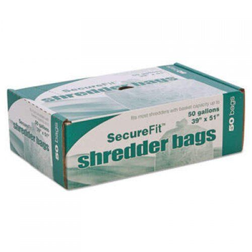 Abilityone 810501 Heavy-Duty Shredder Bags, 50 Gal Capacity, 50/Bx