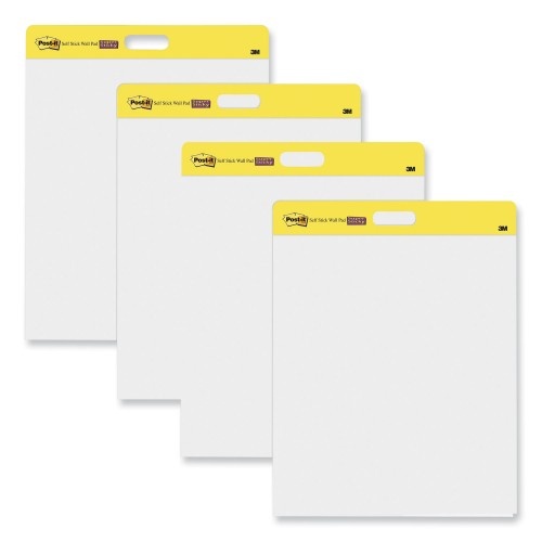 Post-It Self-Stick Wall Pad, Unruled, 20 X 23, White, 20 Sheets/Pad, 2 Pads/Pack, 2 Packs/Carton
