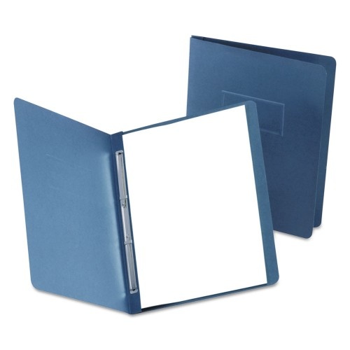 Oxford Paper Report Cover, Large 2 Prong Fastener, Letter, 3" Capacity, Dk Blue, 25/Box