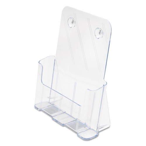 Deflecto Docuholder For Countertop/Wall-Mount, Magazine, 9.25W X 3.75D X 10.75H, Clear