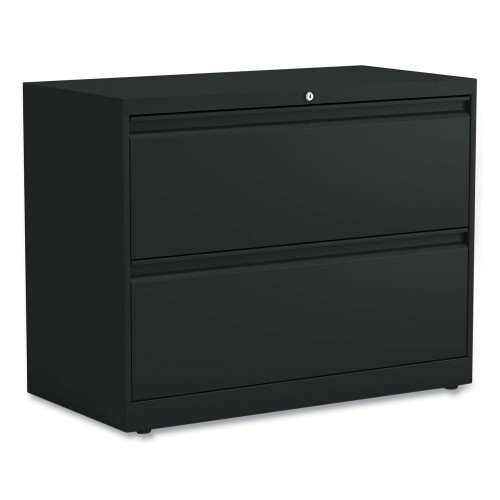 Alera Lateral File, 2 Legal/Letter-Size File Drawers, Black, 36" X 18.63" X 28"