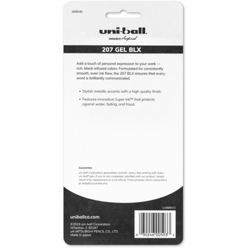Uni-Ball Uniball™ 207 Blx Gel Pens