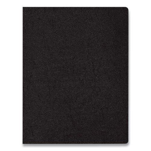 Fellowes Executive Leather-Like Presentation Cover, Square, 11 X 8 1/2, Black, 200/Pk