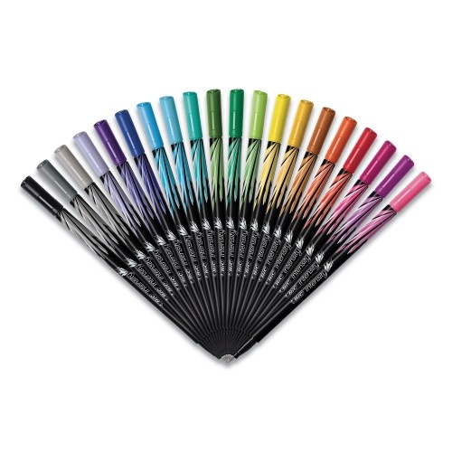 12 Pens Skilcraft Liquid Impression Porous Point Pens Black Ink Ultra Fine  Tip