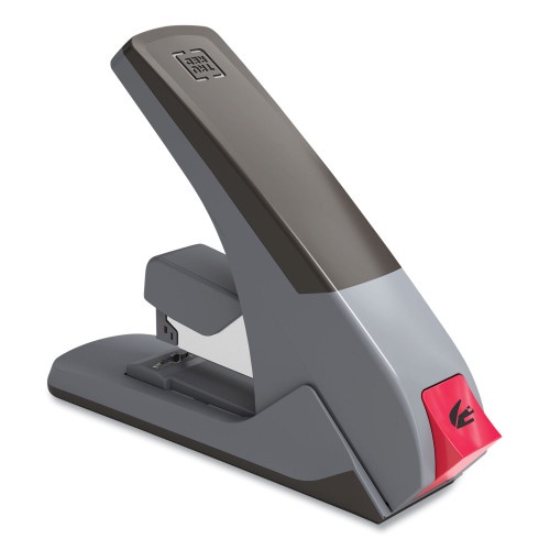 Tru Red One-Touch Desktop Stapler, 60 Or 25 Sheet Capacity, Gray/Black
