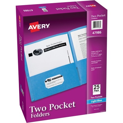 Avery Two-Pocket Folders