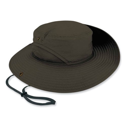 Ergodyne Chill-Its 8936 Lightweight Mesh Paneling Ranger Hat, Small/Medium, Olive, Ships In 1-3 Business Days