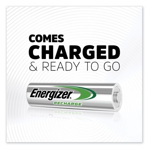 Energizer Nimh Rechargeable Aa Batteries, 1.2V, 4/Pack