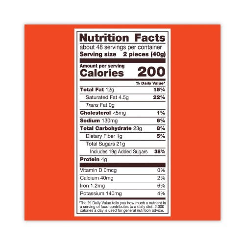 Reese's King Size Peanut Butter Cups, 2.8 Oz Bar, 24 Bars/Carton, Ships In 1-3 Business Days