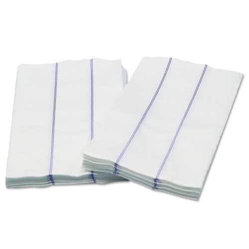 Cascades Tuff-Job Foodservice Towels, 1/4 Fold, 13 x 24, White/Blue, 72/Carton