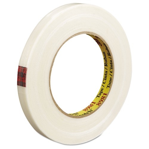 Scotch Filament Tape 898, 3" Core, 24 mm x 55 m, Clear