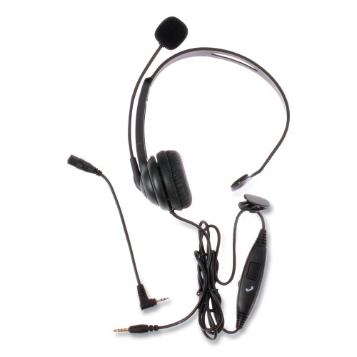 Spracht Zum Monaural Over The Head Headset, Black