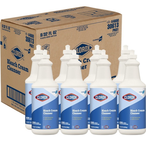 Clorox Bleach Cream Cleanser, Fresh Scent, 32 Oz Bottle
