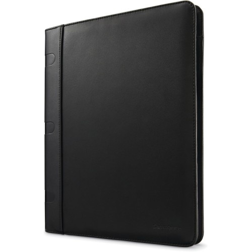 Samsonite Leather Portfolio Carrying Case - Black