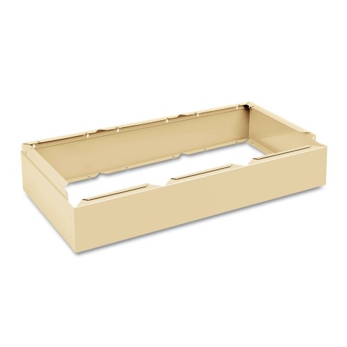 Tennsco Three Wide Closed Locker Base - 36W X 18D X 6H, Sand