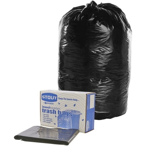 Stout Insect Repellent Trash Liners - Heavy Duty 30 Gal Trash Bags