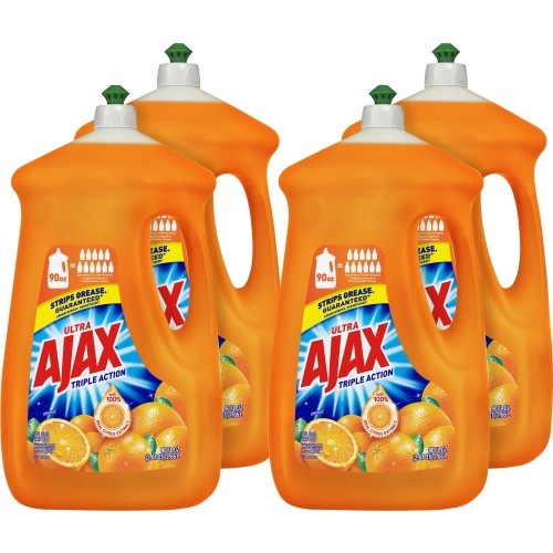 Ajax Triple Action Dish Soap - Phosphate-free and Kosher-free for Effective Cleaning
