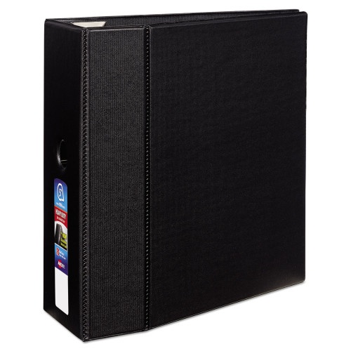 Avery Heavy-Duty Non-View Binder with DuraHinge, Locking One Touch EZD Rings and Thumb Notch - Black