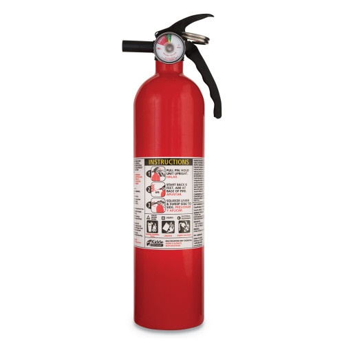 Kidde Pro 210 Fire Extinguisher, 2-A, 10-B:C, 4 Lb