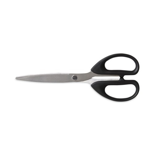 Tru Red Stainless Steel Scissors, 7" Long, 2.64" Cut Length, Assorted Straight Handles, 2/Pack