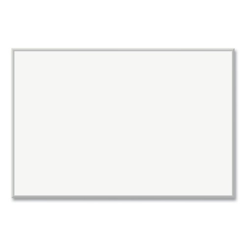 U Brands Magnetic Dry Erase Board with Aluminum Frame, 70 x 47, White Surface, Silver Frame