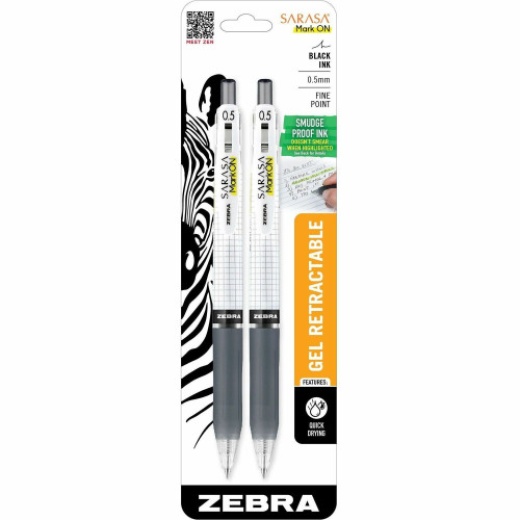Zebra Pen Sarasa Mark On Gel Retractable Pens