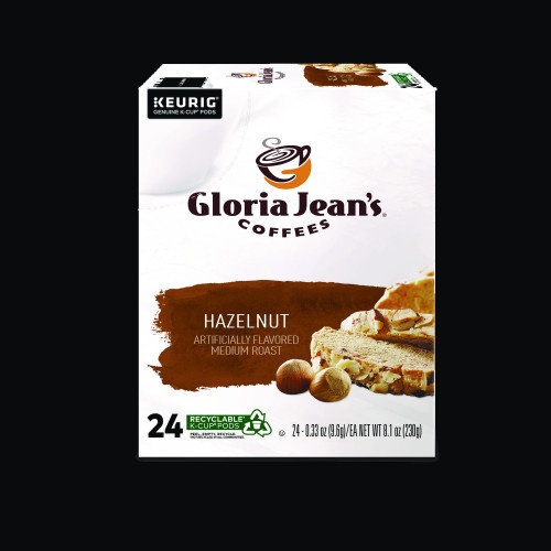 Gloria Jean's Hazelnut Coffee K-Cups, 96/Carton