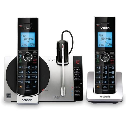 VTech DS6671-6 DECT 6.0 Connect to Cell Cordless Phone with Answering System (6 Handsets) - Thumbnail 2
