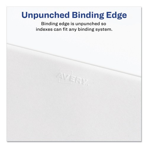 Avery Preprinted Legal Exhibit Side Tab Index Dividers, Allstate Style, 25-Tab, 101 to 125