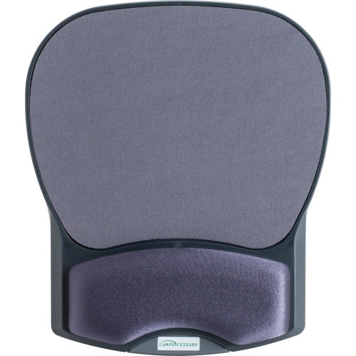 Innovera Gel Mouse Pad With Wrist Rest, 9.62 X 8.25, Black