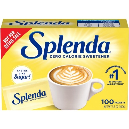 Splenda No Calorie Sweetener Packets - 100/Box
