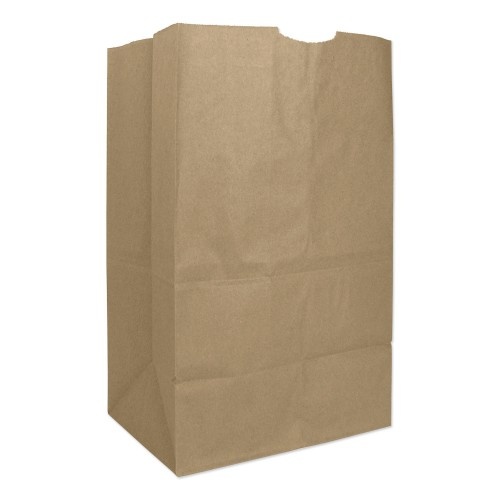General Grocery Paper Bags - 57 Lb Capacity, #20 Squat, Kraft, 500 Bags