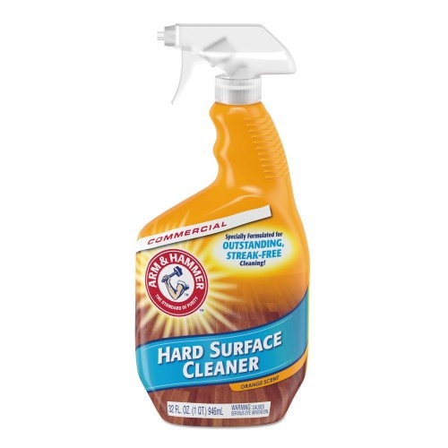 Arm & Hammer Hard Surface Cleaner, Orange Scent, 32 Oz Trigger Spray Bottle, 6/Ct
