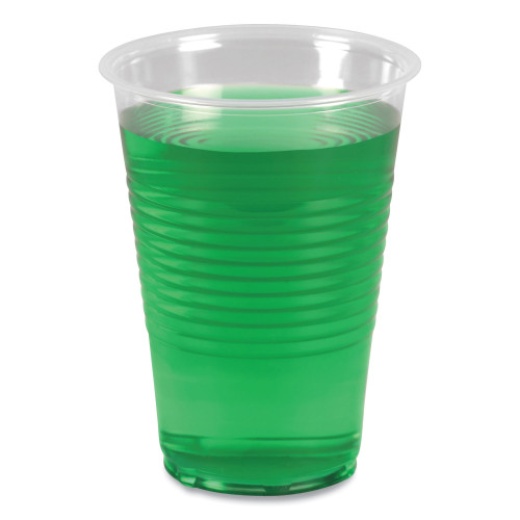 Boardwalk® Translucent Plastic Cold Cups, 14 Oz, 1000/Ct