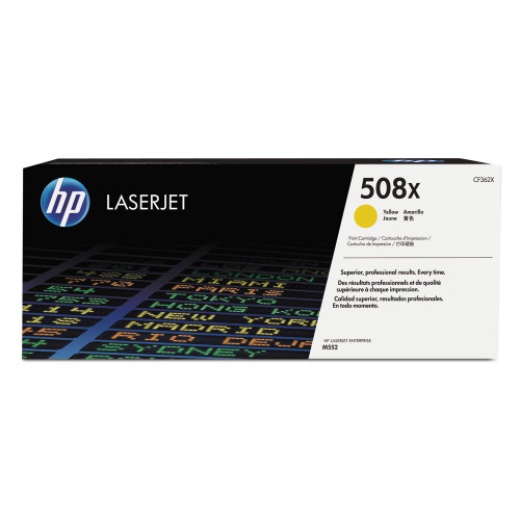 HP 508X High-Yield Yellow Original Laserjet Toner Cartridge