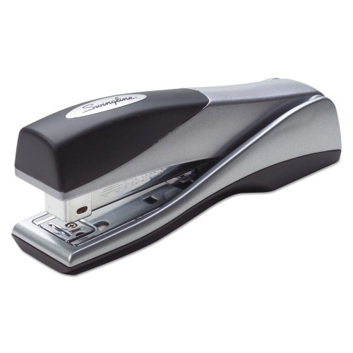 Swingline Optima Grip Full Strip Stapler, 25-Sheet Capacity, Silver